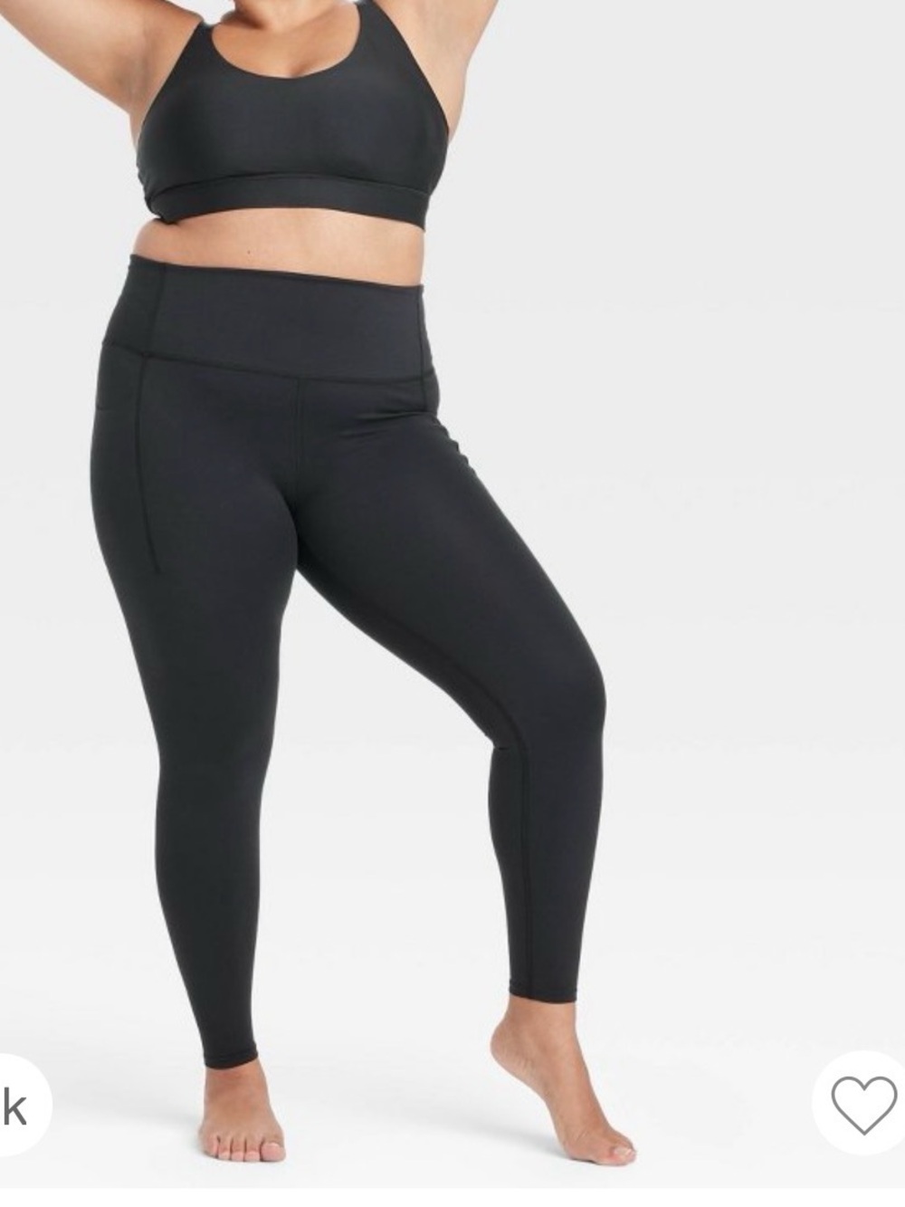 all in motion Black Capri Leggings with High Waist